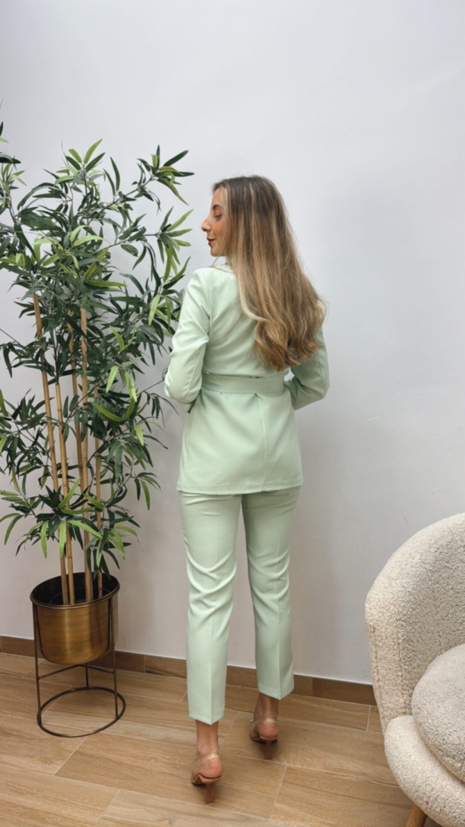 Traje Chaqueta Verde Agua Lazada