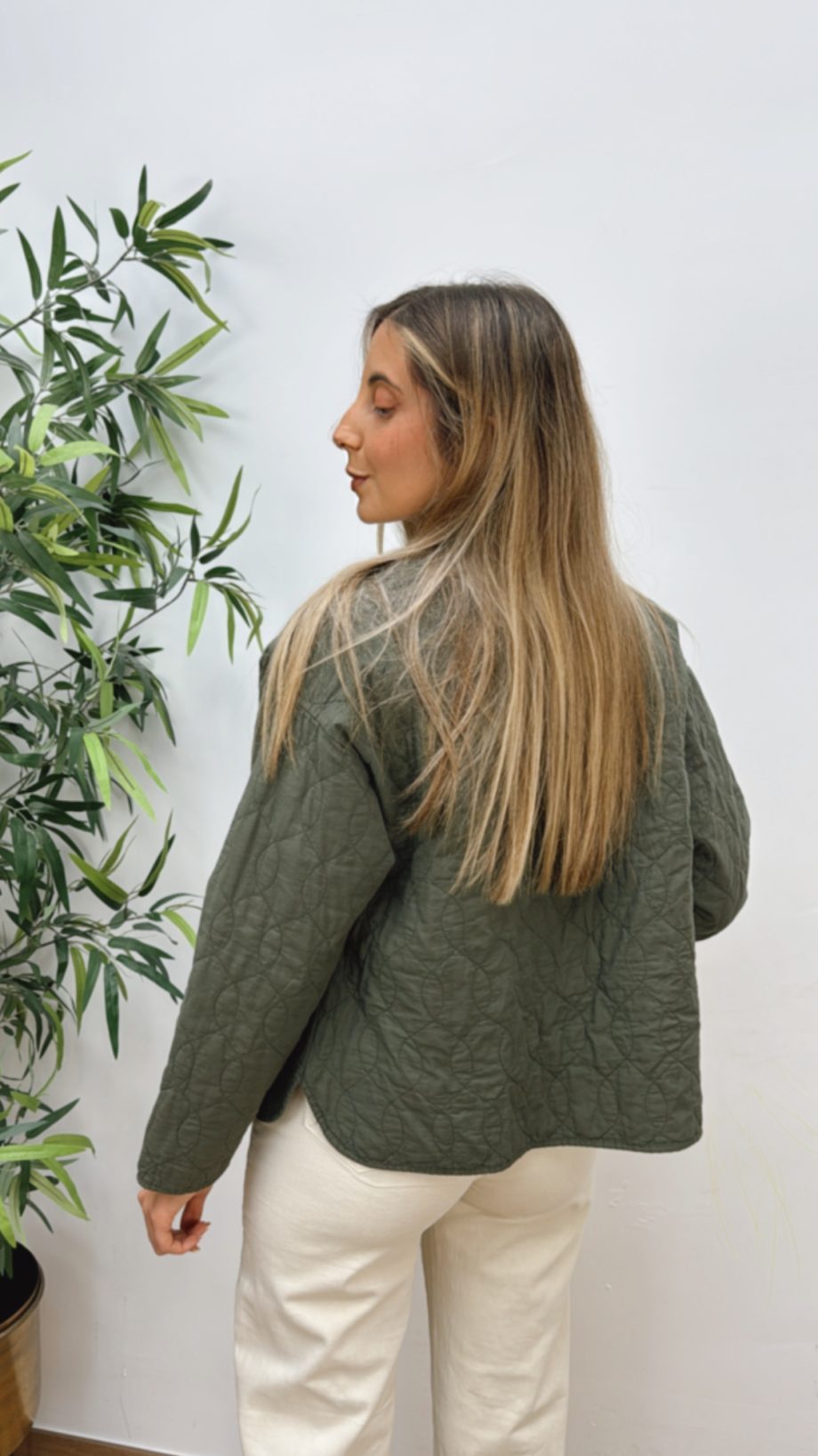 Chaqueta Guateada Verde Khaki