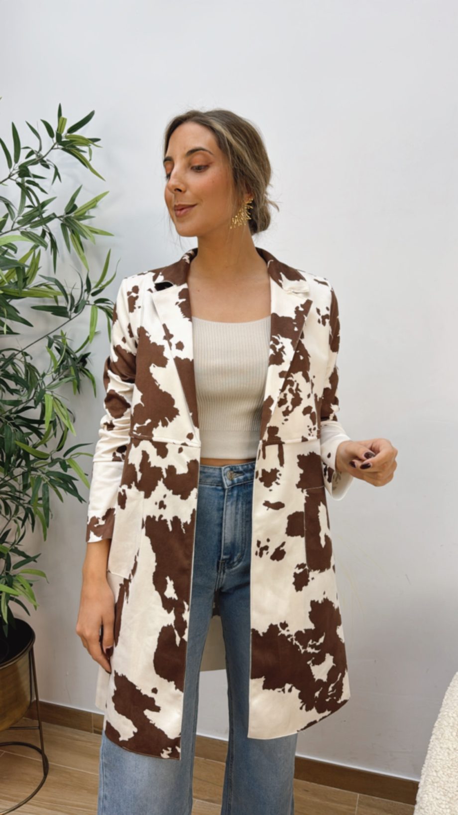 Chaqueta Vaca Marrón