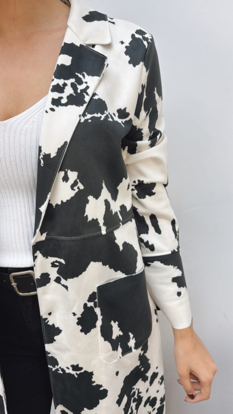 Chaqueta Vaca Negro